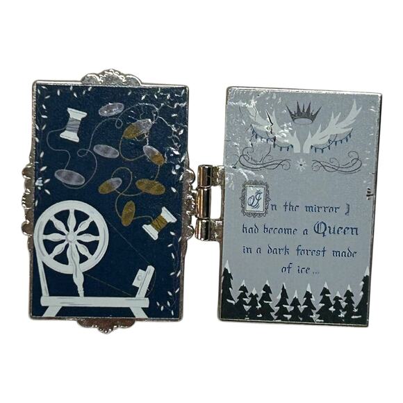 Owl Crate Naomi Novak Spinning Silver Collectible Book Pin Series Number Seven - Picture 2 of 6